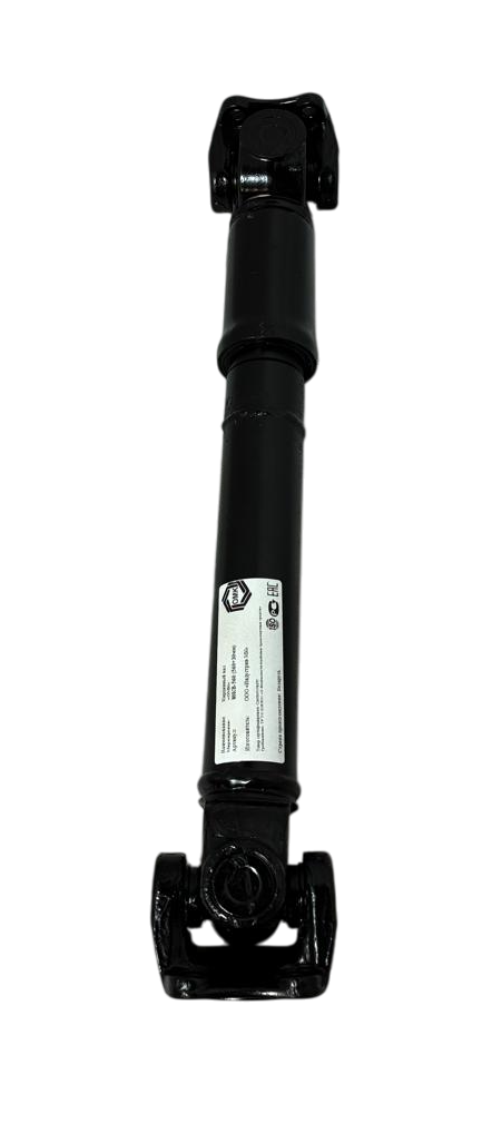 Вал карданный L=600 мм по краям фланцев, L=510 мм по осям (шлицевые с рильсановым покрытием)