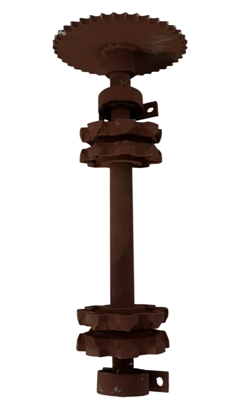 Вал привода транспортера задний Л-415 415.00-140 в сборе