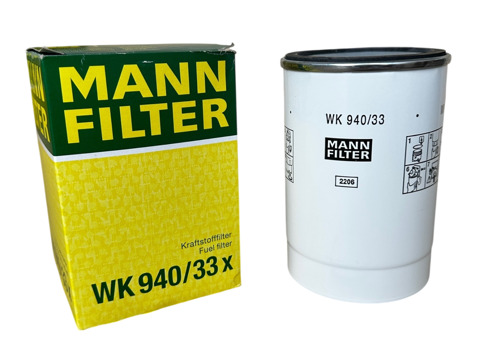 Топливный фильтр MANN-FILTER WK 940/33 x