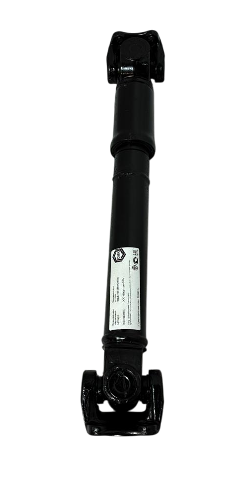 Вал карданный L=515 мм по краям фланцев, L=425 мм по осям (шлицевые с рильсановым покрытием)