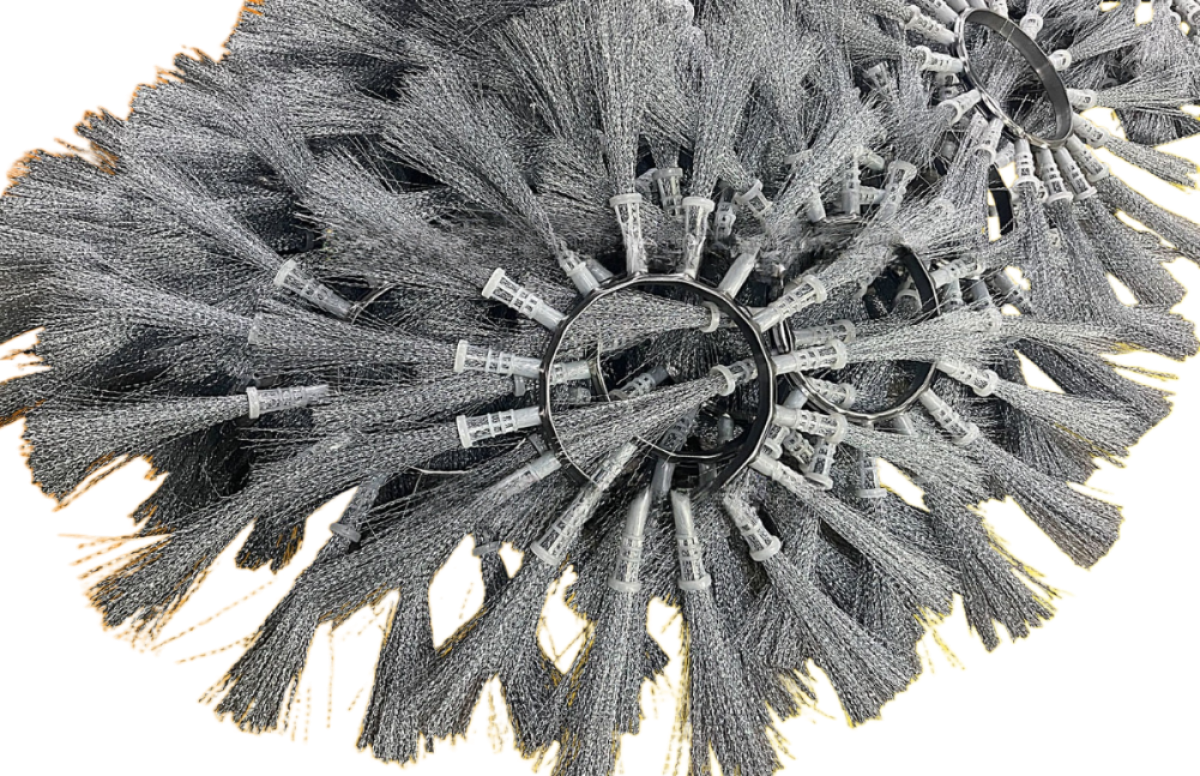 Диск щеточный пучковый металлический 254х900 мм