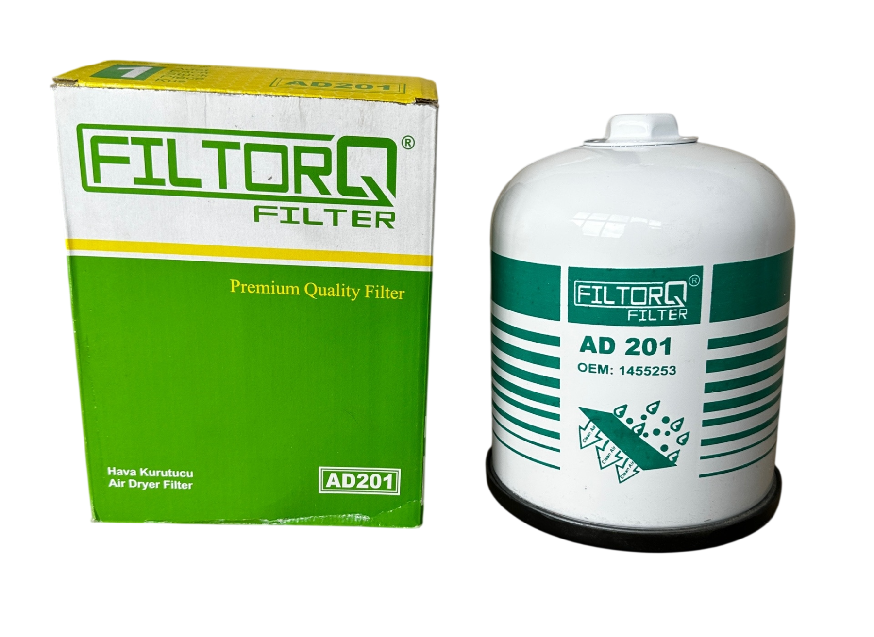 Фильтр влагоотделителя (осушителя) воздуха FILTORQ AD 201 (Аналог TB 1374/3x)