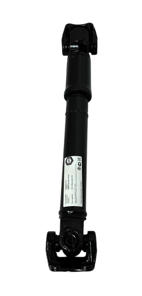 Вал карданный L=670 мм по краям фланцев, L=600 мм по осям (шлицевые с рильсановым покрытием)