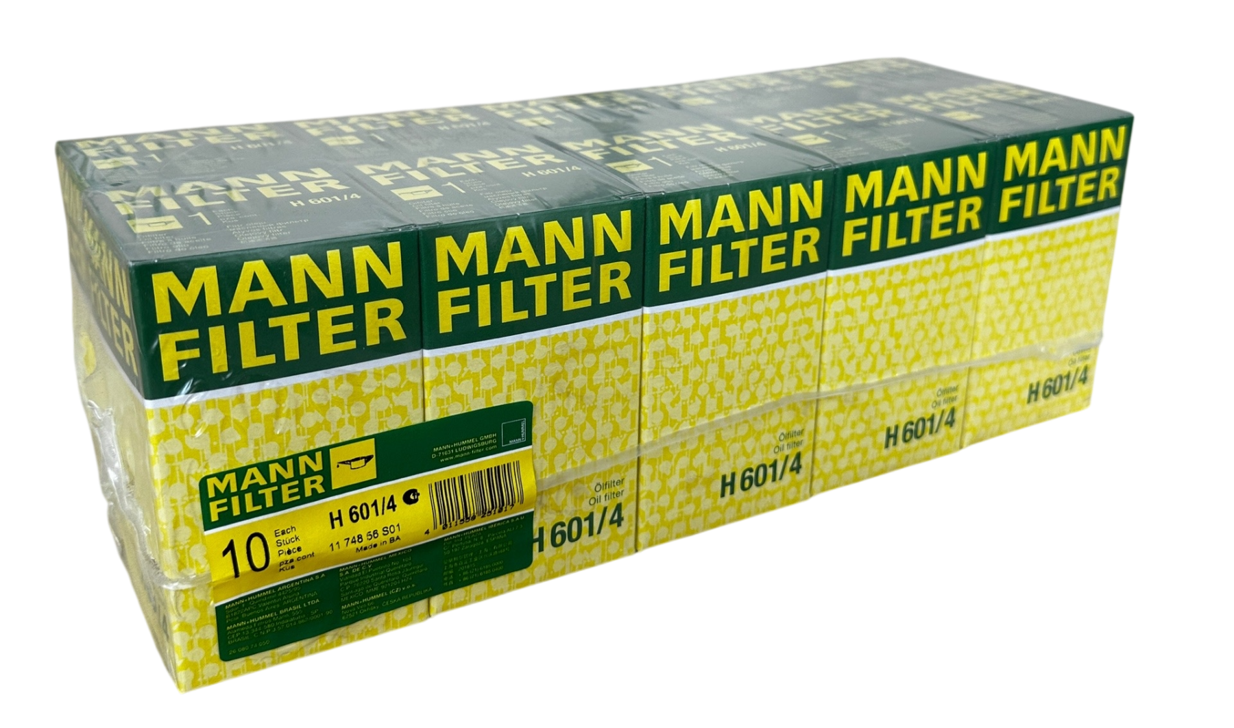 Гидравлический фильтр MANN-FILTER H 601/4