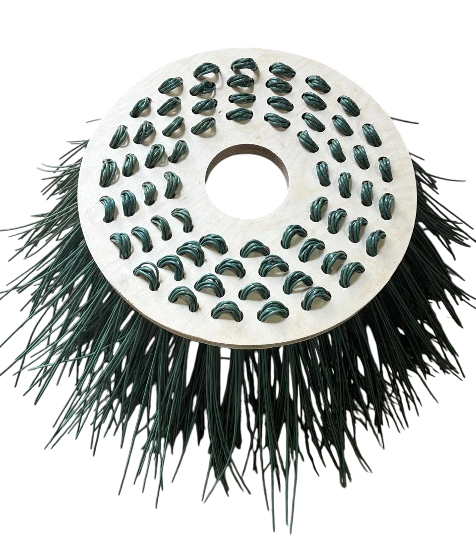 Щетка лотковая 100*400 (4 ряда, п/п/п/п) фанера