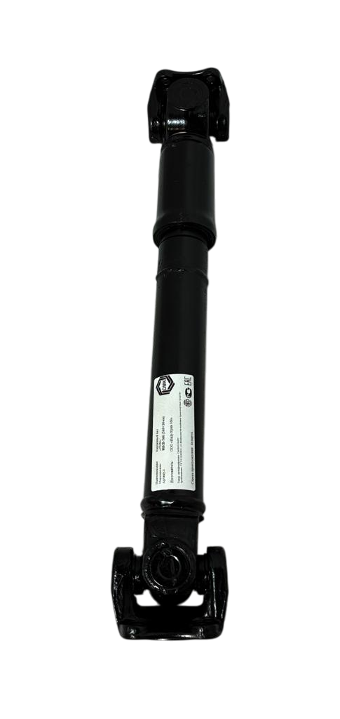 Вал карданный L=1260 мм по краям фланцев, L=1170 мм по осям (шлицевые с рильсановым покрытием)