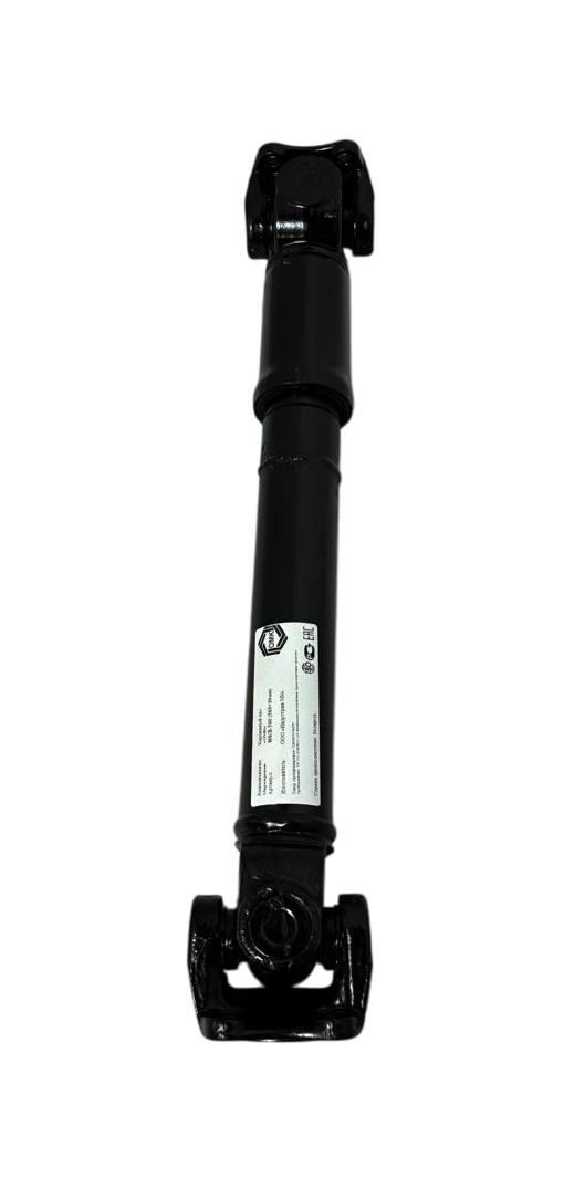 Вал карданный L=1090 мм по краям фланцев, L=1000 мм по осям (шлицевые с рильсановым покрытием)