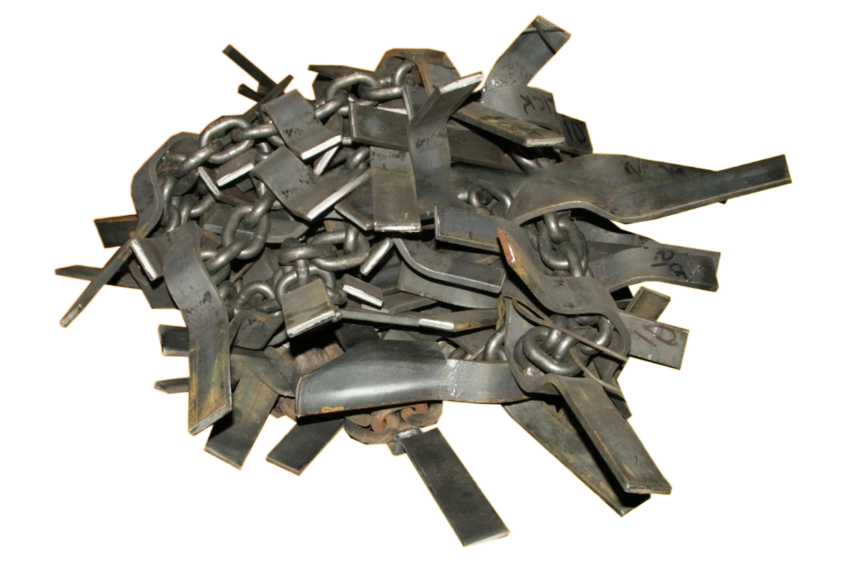 Транспортер цепь пескоразбрасывателя со скребками КО-829А.56.03.200