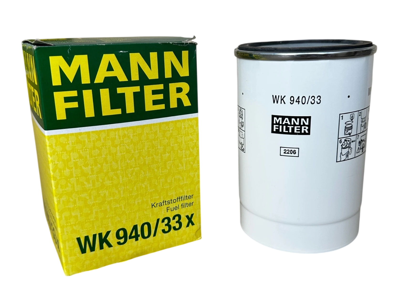 Топливный фильтр MANN-FILTER WK 940/33 x