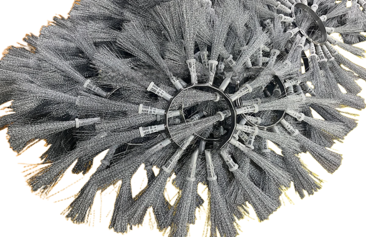 Диск щеточный пучковый металлический 254х900 мм